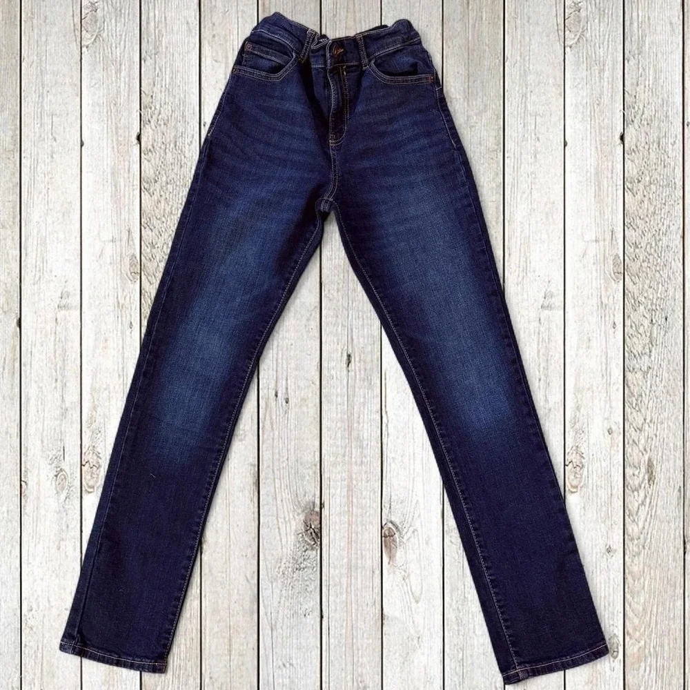 The Children's Place Boys Skinny Stretch Jeans Dark Wash Size 14